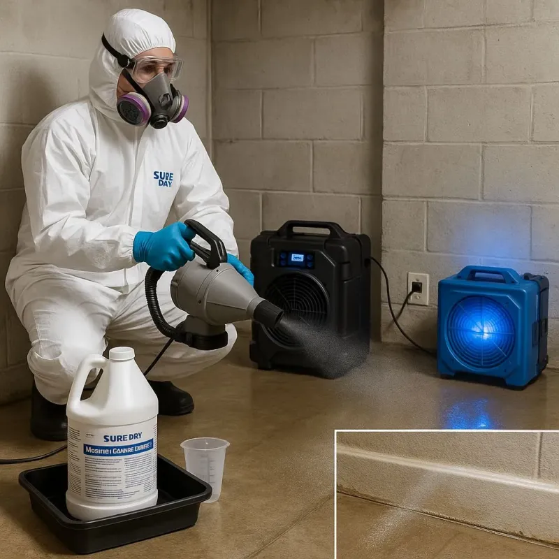 Sanitization and Odor Removal process in Blue Hills, CT