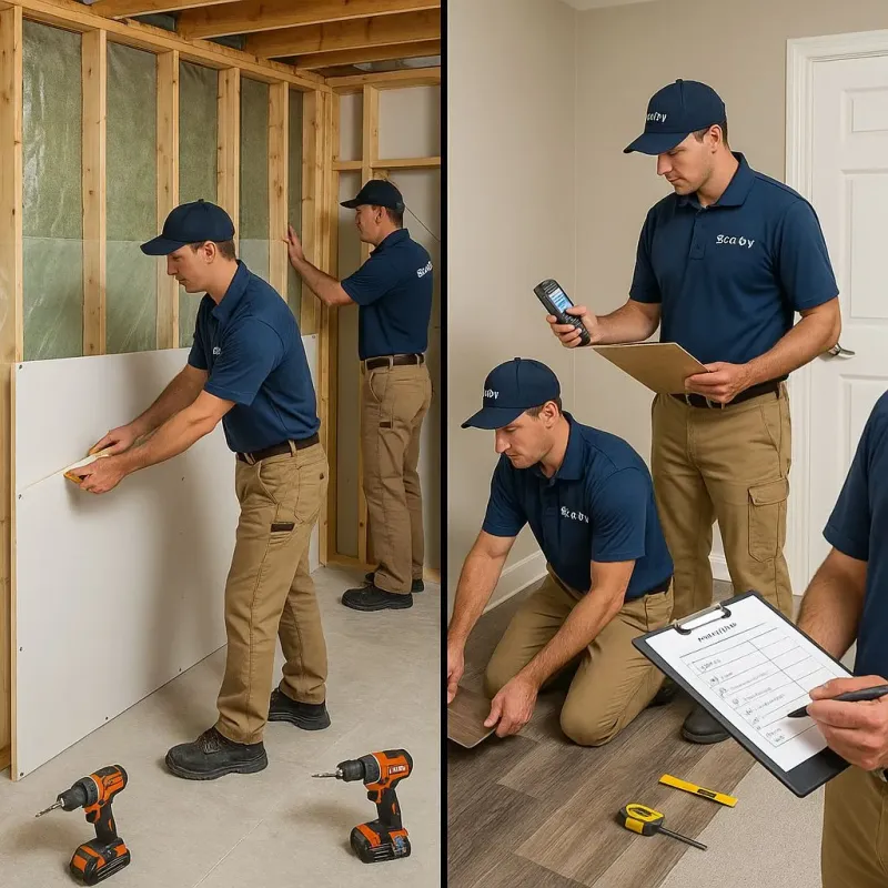 Repairs and Reconstruction process in Blue Hills, CT